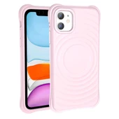 Apple iPhone 11 M-safe Şarj Özellikli Airbagli Mat Görünümlü Zore Hepi Kapak thumbnail 7