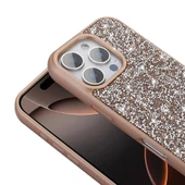 Apple iPhone 16 Pro Kılıf Parlak Taşlı Tasarım Zore Pırlanta Kapak - 5