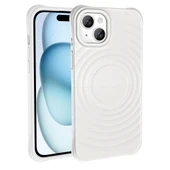 Apple iPhone 15 M-safe Şarj Özellikli Airbagli Mat Görünümlü Zore Hepi Kapak thumbnail 2