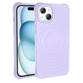 Apple iPhone 15 M-safe Şarj Özellikli Airbagli Mat Görünümlü Zore Hepi Kapak thumbnail 5