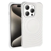 Apple iPhone 15 Pro M-safe Şarj Özellikli Airbagli Mat Görünümlü Zore Hepi Kapak - 6