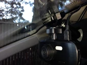 Byr Bir G1W kamera ve gentex 313 aynası için çizgi cam montajı (Plastik Aparattır!!!) 3D - 1