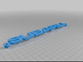 Byr Subaru Crosstrek ön plaka dolgusu (Plastik Aparattır!!!) 3D - 4