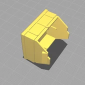 Byr VW Golf MK3 Gösterge Tablosu Kör Anahtar Kapağı 32x26 (Sadece Plastik Aparattır!!!) 3D thumbnail 3