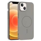 Apple iPhone 13 Kılıf M-safe Şarj Özellikli Zore Ruby Sert Kapak - 1