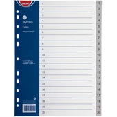 Noki Seperatör 1-20 Rakamlı Plastik A4 59220 - 1