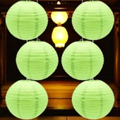 VIP KALİTE 2 ADET YEŞİL ÇİN FENERİ YEŞİL JAPON FENERİ YEŞİL KAĞIT FENER YEŞİL KIR DÜĞÜNÜ FENERİ thumbnail 3