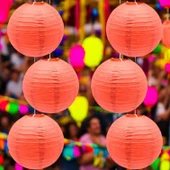 VIP KALİTE 2 ADET KIRMIZI ÇİN FENERİ KIRMIZI JAPON FENERİ KIRMIZI KAĞIT FENER KIR DÜĞÜNÜ FENERİ thumbnail 1