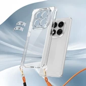Xiaomi Redmi Note 14 Pro 5G Kılıf Airbagli Takılabilir Askı Aparatlı Zore Snap Silikon Kapak - 8