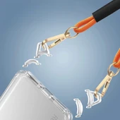 Xiaomi Redmi Note 14 Pro 5G Kılıf Airbagli Takılabilir Askı Aparatlı Zore Snap Silikon Kapak - 3