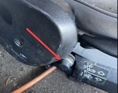 Byr BMW E30 - Koltuklar Emniyet kemeri cıvatası kapağı (OEM: 72 11 1 808 464) (Plastik Aparattır!!!) 3D - 3