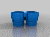 Byr Daha büyük bardaklar için Porsche Cayenne 955 fincan tutucu uzantısı (Plastik Aparattır!!!) 3D - 4