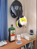 Byr Basit bir motosiklet kaskı askısı (Sadece Plastik Aparattır!!!) 3D - 4