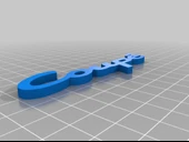 Byr Megane Coupe Rozet Logo Kapı (Plastik Aparattır!!!) 3D thumbnail 3