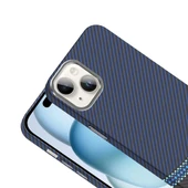 Apple iPhone 14 Kılıf M-safe Şarj Özellikli Karbon Fiber Görünümlü Zore Gros Kapak - 6