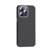 Apple iPhone 14 Pro Max Kılıf M-safe Şarj Özellikli Karbon Fiber Görünümlü Zore Gros Kapak - 8