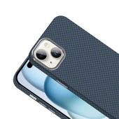 Apple iPhone 14 Kılıf M-safe Şarj Özellikli Karbon Fiber Görünümlü Zore Gros Kapak - 11