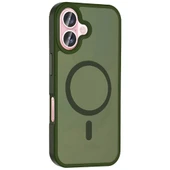Apple iPhone 16 Kılıf M-safe Şarj Özellikli Mat Arka Yüzey Zore Sio Kapak - 6
