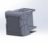 Byr Vectra B bardak tutucu (Sadece Plastik Aparattır!!!) 3D - 1