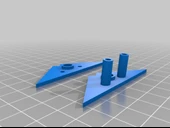 Byr Mini kehribar ledler için frontier ızgara braketi (Plastik Aparattır!!!) 3D - 2