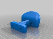 Byr Duvar motosiklet kaskı tutucusu (Sadece Plastik Aparattır!!!) 3D - 1