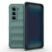 İnfinix Hot 50 4G Kılıf Esnek TPU Oyuklu Arka Yüzey Tasarımlı Zore Etnik Silikon Kapak - 1