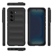 İnfinix Hot 50 4G Kılıf Esnek TPU Oyuklu Arka Yüzey Tasarımlı Zore Etnik Silikon Kapak - 4