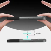 Apple iPhone 15 Kılıf M-Safe Şarj Özellikli Mıknatıslı Zore Duble Kapak - 2