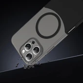 Apple iPhone 16 Pro Max Kılıf M-Safe Şarj Özellikli Mıknatıslı Zore Duble Kapak - 2