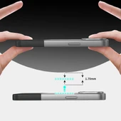 Apple iPhone 15 Pro Max Kılıf M-Safe Şarj Özellikli Mıknatıslı Zore Duble Kapak - 2