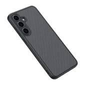 Galaxy S25 Plus Kılıf M-safe Şarj Özellikli Karbon Fiber Tasarımlı Zore Elnino Kapak - 7