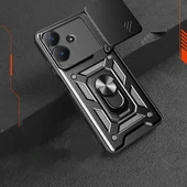 Realme Note 60 Kılıf Magnetik Standlı Kamera Korumalı Zore Sürgülü Vega Kapak - 8