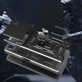 Realme Note 60 Kılıf Magnetik Standlı Kamera Korumalı Zore Sürgülü Vega Kapak - 4