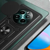 Realme 12 Plus Kılıf Magnetik Standlı Kamera Korumalı Zore Sürgülü Vega Kapak - 5