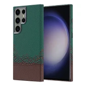 Galaxy S23 Ultra Kılıf M-safe Şarj Özellikli Karbon Fiber Görünümlü Zore Nekst Kapak - 1