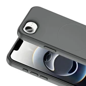 Apple iPhone 16E Kılıf M-safe Şarj Özellikli Sıvı Teknolojili Silinebilir Sert Zore Kivi Kapak - 7