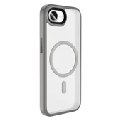 Apple iPhone 16E Kılıf Mat Arka Yüzey Wireless Şarj Özellikli Zore Flet M-safe Kapak - 2