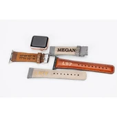 Apple Watch Uyumlu Deri Kordon 42-44-45mm Slim DT QUA - 5