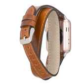Apple Watch Uyumlu Deri Kordon 42-44-45mm Slim DT QUA - 2