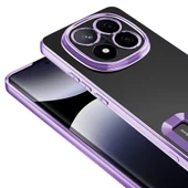 Xiaomi Redmi Note 14 Pro 4G Kılıf Kamera Korumalı Logo Gösteren Zore Omega Kapak - 7