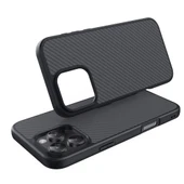 Apple iPhone 16 Pro Max Kılıf M-safe Şarj Özellikli Karbon Fiber Tasarımlı Zore Elnino Kapak thumbnail 4