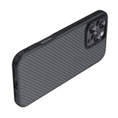 Apple iPhone 16 Pro Kılıf M-safe Şarj Özellikli Karbon Fiber Tasarımlı Zore Elnino Kapak - 7