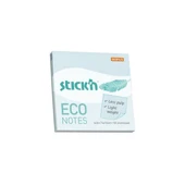 Hopax Stıckn Yapışkanlı not Kağıdı (12 adet)100 YP 76x76 Eco Notes Pastel Mavi 21747 - 1