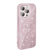 Apple iPhone 16 Pro Kılıf M-safe Şarj Özellikli Parlayan Simli Zore Okso Kapak thumbnail 7