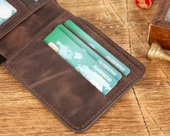 Pier Deri Erkek Cüzdan Acı Kahve - 5