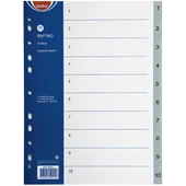 Noki Seperatör 1-10 Rakamlı Plastik A4 59210 - 1