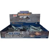 Ctoy oyuncak Çek Bırak Savaş Uçağı CTOY-9803B,9804B-6-PKT - 1