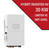 DEYE 30KW HİBRİT TRİFAZE İNVERTER HV Yüksek Voltaj Batarya - 1
