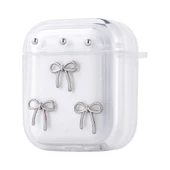 Apple Airpods Airbag 44 Airbag Tasarımlı Simli Şeffaf Kutup Kılıf thumbnail 5