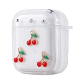 Apple Airpods Airbag 44 Airbag Tasarımlı Simli Şeffaf Kutup Kılıf thumbnail 2